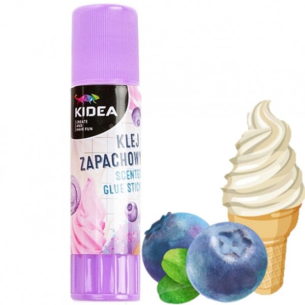 3 x KLEJ szkolny ZAPACHOWY w sztyfcie 15g KIDEA (ZKSKAD)