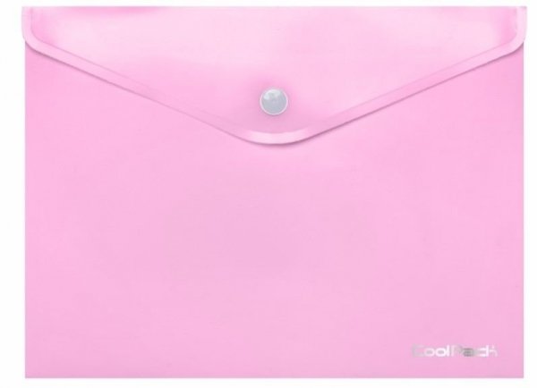 Teczka koperta na dokumenty A4 PASTEL PINK, różowa CoolPack (81209CP)