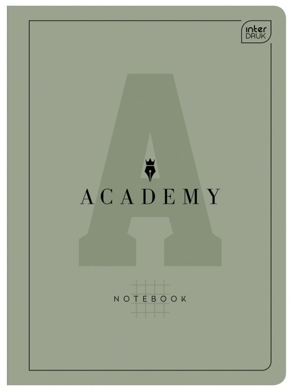 Zeszyt A5 60 kartek w kratkę ACADEMY mix (99185)