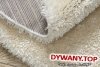 Shaggy FLUFFY krem koło