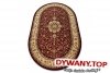 ROYAL RED rozeta klasyczny czerwony owal