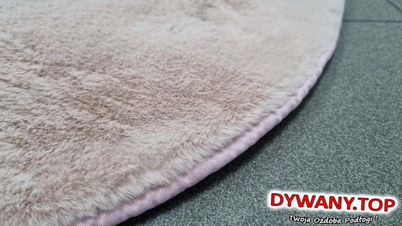 POSH BLUSH różowy pluszowy koło