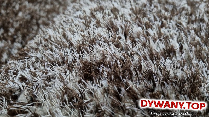 PUFFY STYLE brąz brown vizon 3D