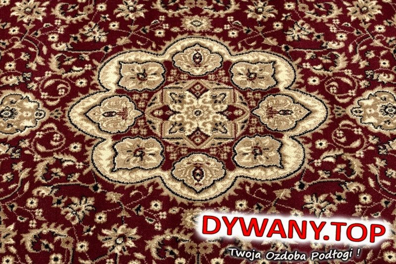 ROYAL RED rozeta klasyczny czerwony owal