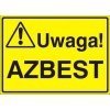  Znak Uwaga! Azbest 319-50