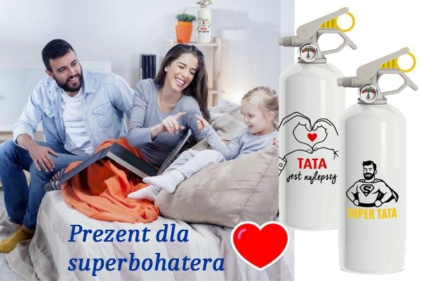 Domowe Urządzenie Gaśnicze DLA TATY - gaśnica domowa 1 litr