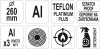 PATELNIA ALUMINIOWA DO NALEŚNIKÓW TEFLON 260MM.