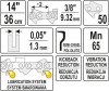ŁAŃCUCH TNĄCY DO PILARKI 14'' 3/8'  1.3MM 50Z