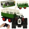 Traktor RC zdalnie sterowany ciągnik rolniczy z przyczepą pilot farma prezent 2,4G 3,7V 500mAh