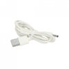 Lampka nocna dla dzieci silikonowa dotykowa miękka USB biała kotek leżący