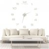 Zegar ścienny naklejany na ścianę 3D lustrzany DIY duży nowoczesny 80-120cm XL