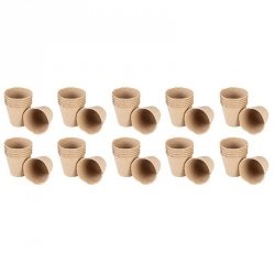 ROZSADNIKI TORFOWE 8*8*7.8 CM, 60 SZTUK