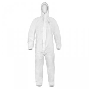 KOMBINEZON OCHRONNY PP+PE, ROZMIAR XXL/XXXL
