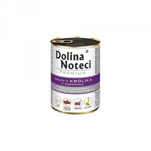 Dolina Noteci Premium bogata w królika z żurawiną 400g