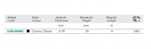 TAŚMA SAMOWULKANIZUJĄCA CZARNA BM 9M*19MM