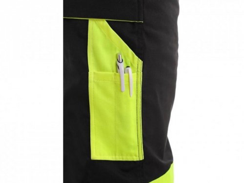 SPODNIE CXS DO PASA SIRIUS BRIGHTON CZARNO-ŻÓŁTE ROZM.50