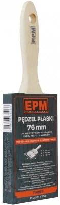 PĘDZEL ANGIELSKI PŁASKI TIMBER 76MM 3&#039;&#039;