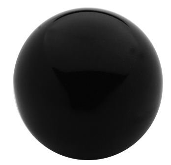 UCHWYT BAKELITOWY &#039;KULA&#039; CZARNY M5*25MM DIN319C