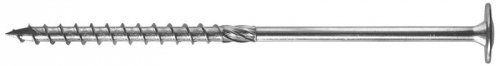 WKRĘT DO DREWNA Z KOŁNIERZEM NA TORX OCYNKOWANY 8*400MM T40