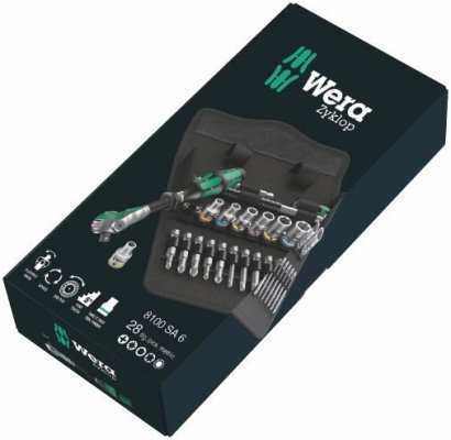 ZESTAW KLUCZY NASADOWYCH ZYLKOP 1/4&#039;&#039; 5-13 MM,16 CZ.