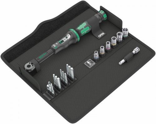 KLUCZ DYNAMOMETRYCZNY CLICK-TORQUE 1/4&#039;&#039;2.5-25NM, 20CZĘŚCI