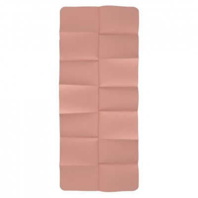Mata fitness gimnastyczna do ćwiczeń jogi pilatesu fitness joga składana 183x61x0,4 cm różowy