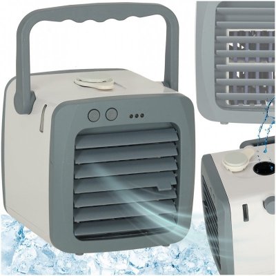Klimatyzator klimator przenośny wentylator biurkowy nawilżacz USB biały