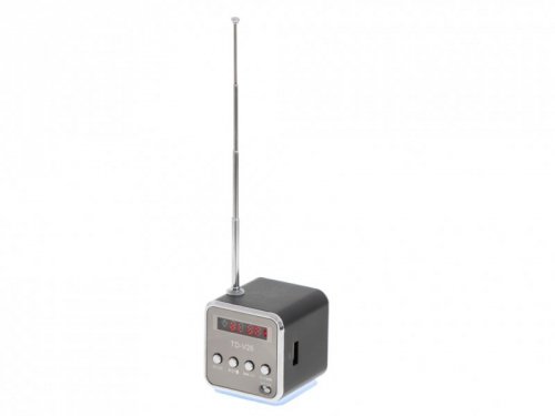 Radio akumulatorowe przenośne głośnik Bluetooth LCD TD-V26