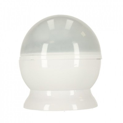 Lampka nocna projektor gwiazd 2w1 USB biała