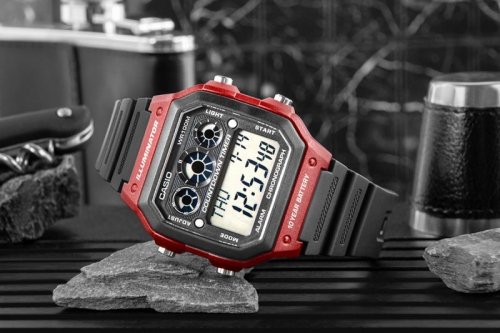 Zegarek Męski CASIO AE-1300WH-4AVDF + BOX