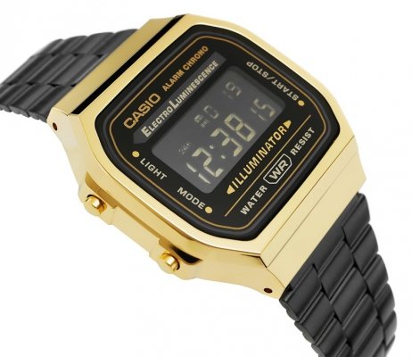 Zegarek Męski CASIO A168WEGB-1BEF + BOX