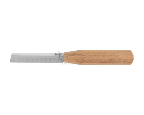 CHIARUGI nóż do obróbki ręcznej stroików obojowych lub fagotowych, rękojeść: drzewo oliwne