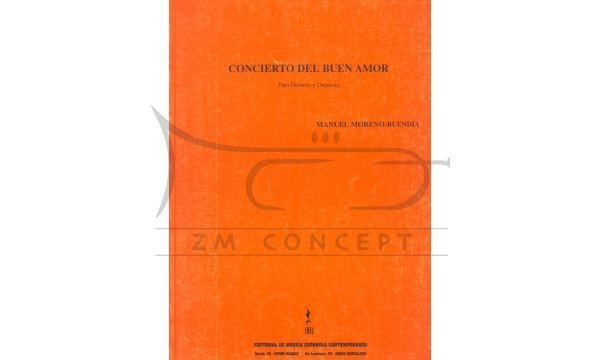 Moreno-Buendía, Manuel: Concierto del buen amor : para guitarra y orquesta Partitur
