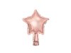Balony foliowe Gwiazdka, 12cm, różowe złoto (1 op. / 25 szt.)