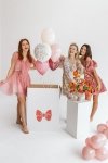 Balon foliowy Bride kwiaty 45cm, biały