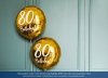 Balon foliowy 80th Birthday, złoty, 45cm