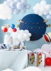 Balonowy topper na tort Samolot, mix, 29 cm