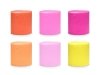 Krepa 5cm/10m, zestaw 6 szt., mix letnie kolory (1 karton / 30 op.) (1 op. / 6 szt.)