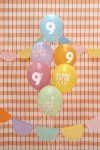 Balony 30 cm, 9, mix (1 op. / 6 szt.)