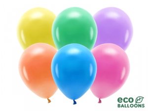 Balony Eco 26cm pastelowe, mix (1 op. / 10 szt.)