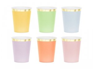 Kubeczki, mix, 220 ml (1 karton / 25 op.) (1 op. / 6 szt.)
