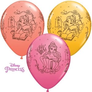 Balon QL 11 z nadrukiem Disney Bella 1 szt.