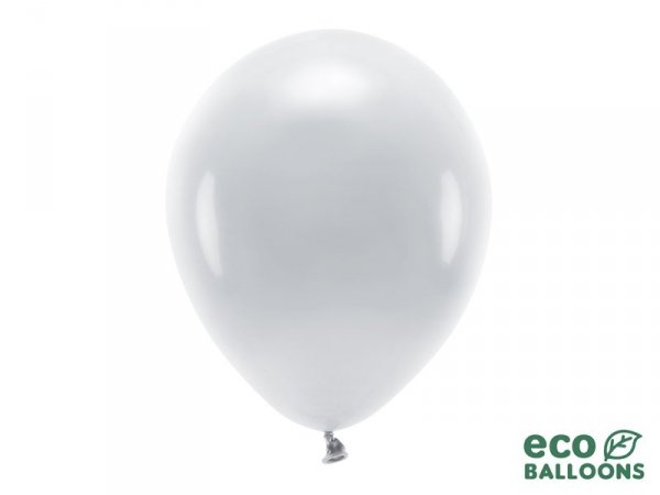 Balony Eco 30cm pastelowe, szary (1 op. / 100 szt.)
