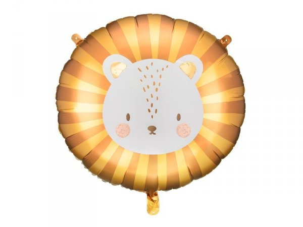 Balon foliowy Lew, 70x67 cm, mix