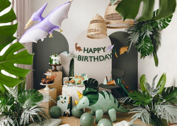 Toppery na tort Dinozaury, 8-12 cm, mix (1 karton / 40 op.) (1 op. / 6 szt.)