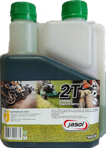 JASOL 2T Stroke OIL Semisynthetic TC 0,5L DOZOWNIK zielony