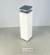 Nóżka meblowa kwadratowa 40x40 - h150 biały