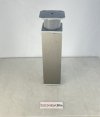 Nóżka meblowa kwadratowa 40x40 150mm Inox