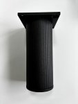 Nóżka meblowa R20 średnica 60mm wys. 100mm Czarny