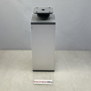 Nóżka meblowa kwadratowa 60x60 150mm aluminium